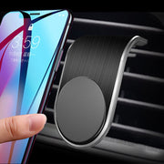 Staffa di supporto per telefono cellulare con presa d'aria magnetica in metallo per auto, Air Outlet Mobile Phone Holder