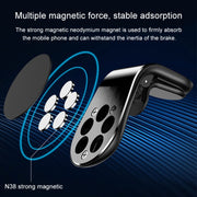 Staffa di supporto per telefono cellulare con presa d'aria magnetica in metallo per auto, Air Outlet Mobile Phone Holder