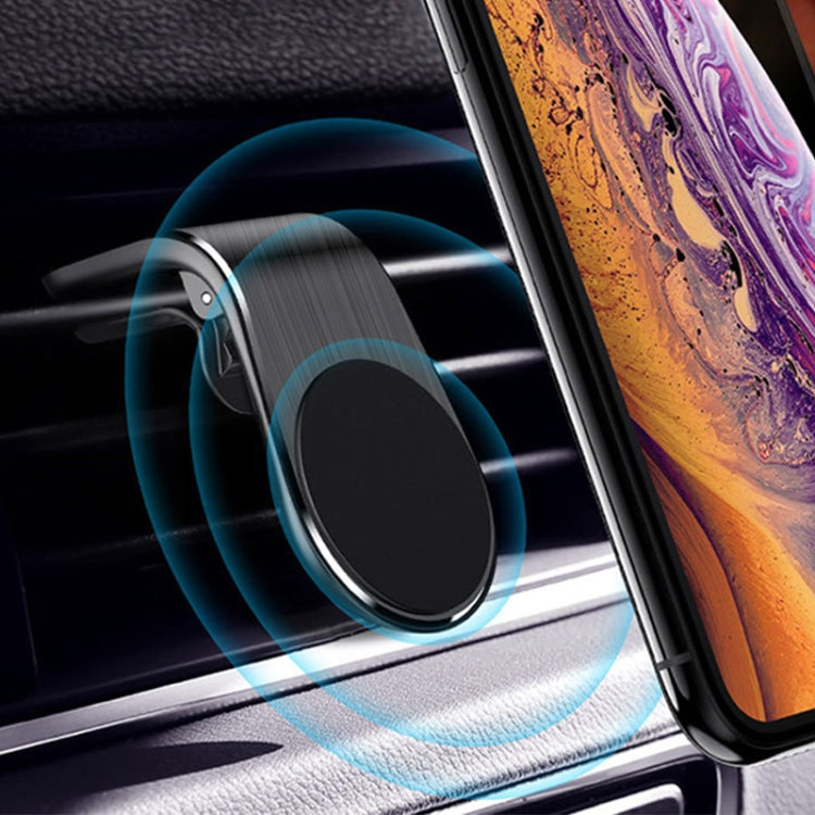 Staffa magnetica in metallo per telefono auto 3-7 pollici