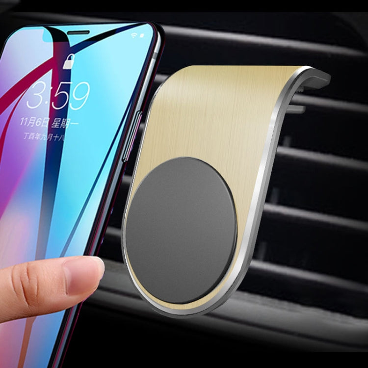 Staffa magnetica in metallo per telefono auto 3-7 pollici