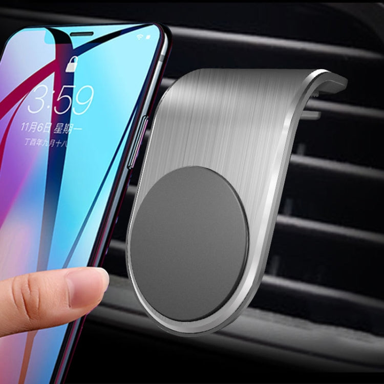 Staffa magnetica in metallo per telefono auto 3-7 pollici