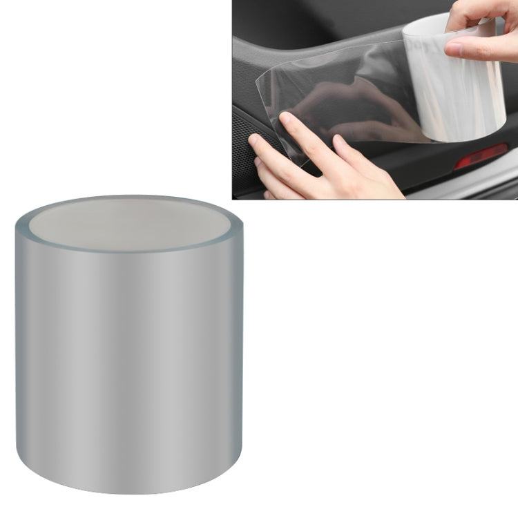 Nastro adesivo per portiere auto universali, invisibile, anti-collisione, strisce di protezione, dimensioni: 10 cm x 3 m, Size: 10cm x 3m