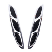 2PCS V-623 JDM Stile Plastica Decorativa Flusso D'aria di Aspirazione Turbo Cofano Cofano Coperchio di Sfiato Laterale Con Bastone Autoadesivo, V-623