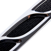 2PCS V-623 JDM Stile Plastica Decorativa Flusso D'aria di Aspirazione Turbo Cofano Cofano Coperchio di Sfiato Laterale Con Bastone Autoadesivo, V-623