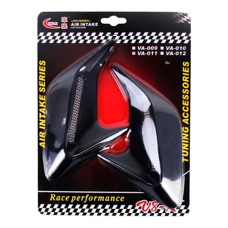 2 pezzi griglia laterale cofano auto in plastica ABS