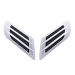 2 pezzi griglia laterale cofano auto in plastica ABS