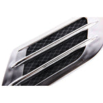 2 pezzi griglia laterale cofano auto in plastica ABS