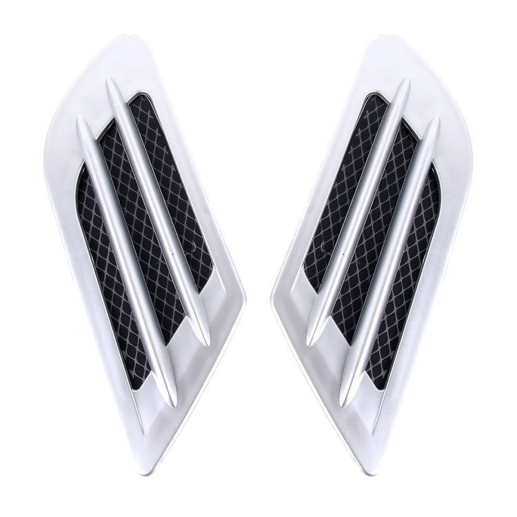 2 pezzi griglia laterale cofano auto in plastica ABS