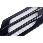 2 pezzi griglia laterale cofano auto stile europeo