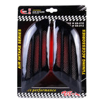 2 pezzi griglia laterale cofano auto stile europeo