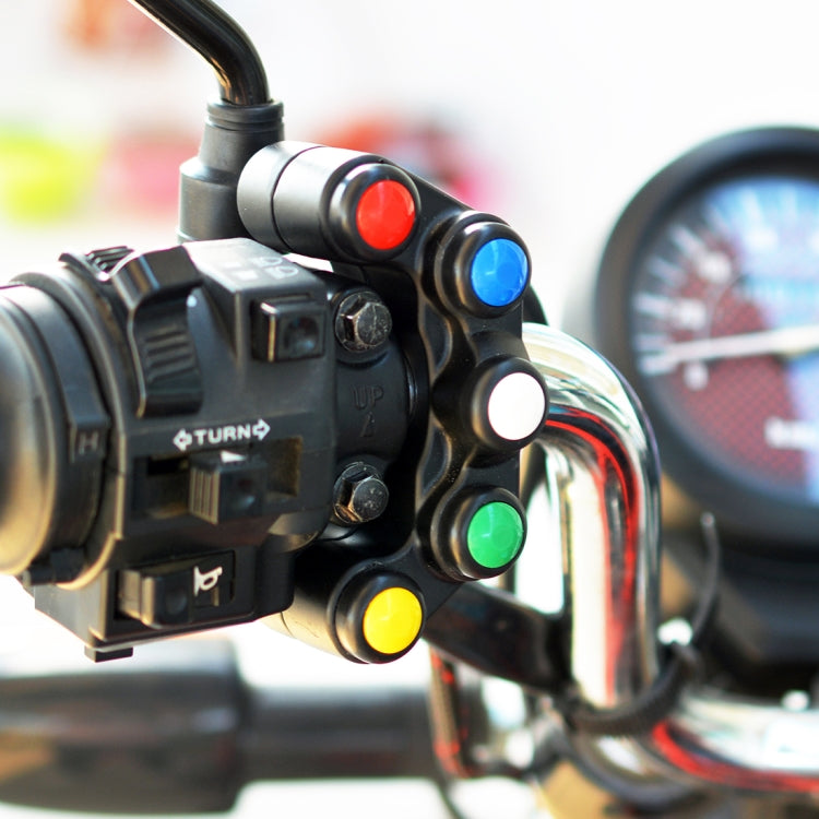 Interruttore a 5 posizioni per clacson e luci moto