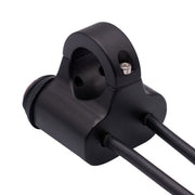 Interruttori flash doppi in lega di alluminio impermeabili per fari ausiliari per moto con indicatore luminoso, Double Flash