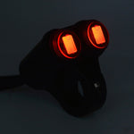 Interruttore doppio flash impermeabile 12V per fari moto