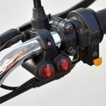 Interruttore doppio flash impermeabile 12V per fari moto