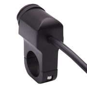 Interruttori flash singoli in lega di alluminio impermeabili per fari ausiliari per moto con indicatore luminoso, Single Flash