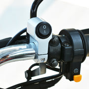 Interruttori in lega di alluminio luce ausiliaria per fari moto con serratura, Headlight Auxiliary Switches