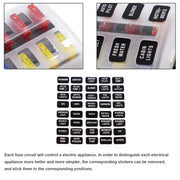 Kit portafusibili per morsettiera per PC con scatola fusibili 1 in 12 uscite con indicatore di avviso LED per auto, camion, barca, 1 in 12 Out (PC Terminal Block)