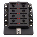 Kit portafusibili con scatola e indicatore LED per veicoli
