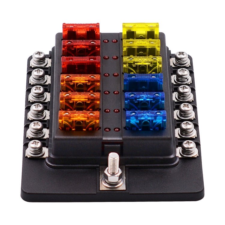 Kit portafusibili con LED e terminale a vite 32V 100A