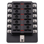 Kit portafusibili con LED e terminale a vite 32V 100A