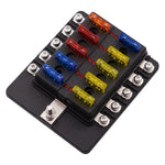 Kit portafusibili con terminale a vite e indicatore LED
