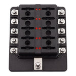 Kit portafusibili con terminale a vite e indicatore LED