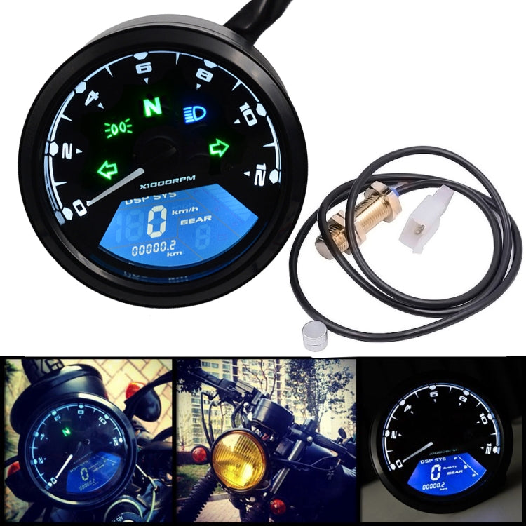 Contachilometri contagiri digitale LCD per moto CS-363