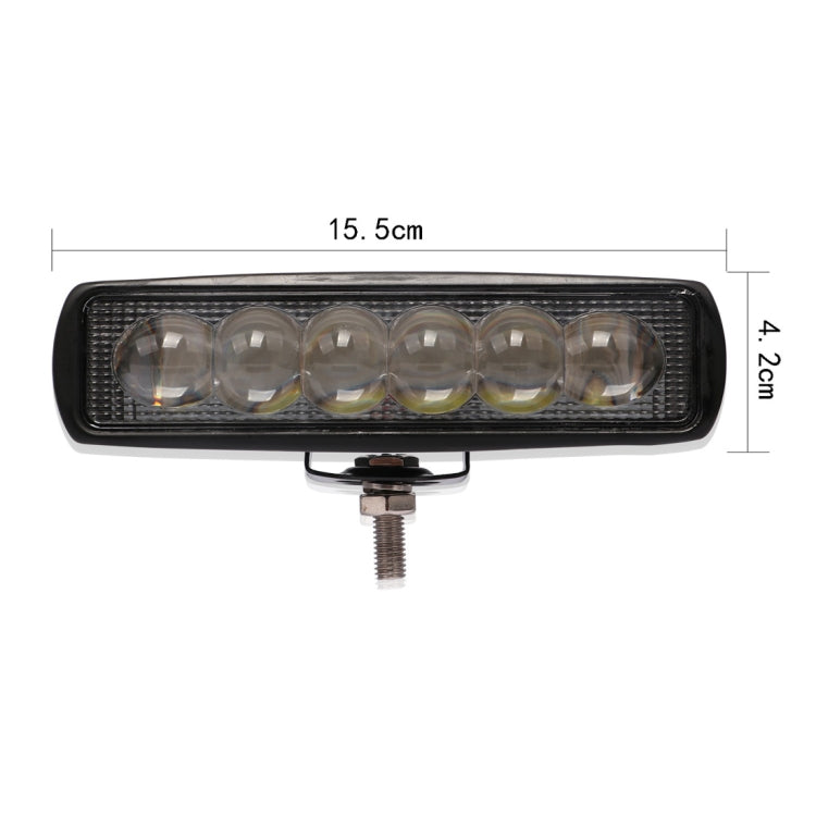 Lampadina LED 18W 6000K IP68 per fari da lavoro 6 pollici