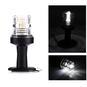 DC 12V 3W Marine Boat Yacht Stern Anchor LED Navigazione Piedistallo Luce a tutto tondo Luce bianca a 360 gradi, LED Navigation Pedestal Light  White Light