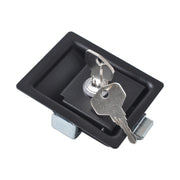 Cassetta degli attrezzi con serratura e chiavi nere per porta con ingresso a paletta per rimorchio/yacht/camion, A1215-01