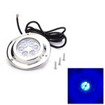 Luce subacquea LED blu 12W IP68 acciaio inox 316
