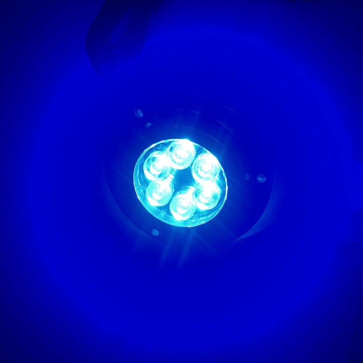 Luce subacquea LED blu 12W IP68 acciaio inox 316
