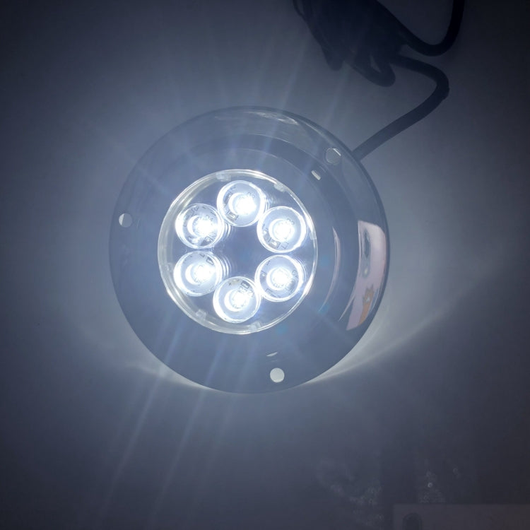 Luce subacquea LED 12W IP68 acciaio inox bianca