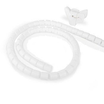 Cable Management | Spiral Sleeve | 1pcs | Maximum cable thickness: 32 mm | PE | White