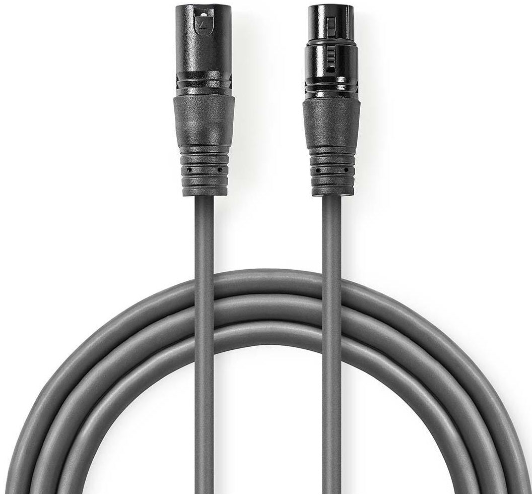Cavo audio bilanciato XLR a 3 pin maschio-femmina 10m