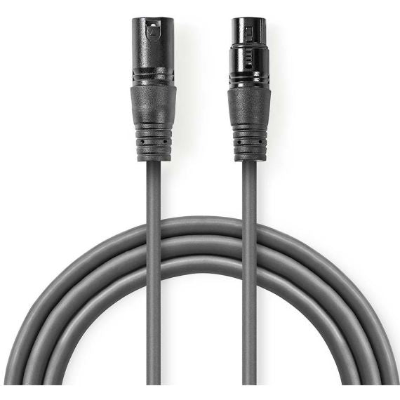 Cavo audio bilanciato XLR a 3 pin maschio-femmina 10m