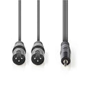 Cavo Audio XLR | 2x Maschio a 3 Pin XLR - Maschio da 3,5 mm | 3.0 m | Grigio COTH15310GY30 Codice EAN: 5412810295876 Cavo Audio XLR | 2x Maschio a 3 Pin XLR - Maschio da 3,5 mm | 3.0 m | Grigio COTH15310GY30 Codice EAN: 5412810295876
