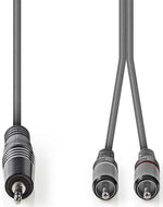 Cavo audio stereo 3,5 mm maschio -2x maschio RCA 3m COTH22200GY30 5412810295210 ND1872