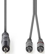 Cavo audio stereo 3,5 mm maschio-2x maschio RCA 5m COTH22200GY50 5412810295227 ND9081