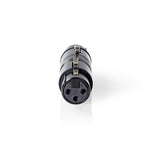 Accoppiatore XLR - Femmina a 3 pin XLR - Femmina a 3 pin XLR Nero 5412810296200 541281029620  COTP15920BK ND2390