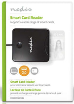Lettore di schede SD Smart Card (ID) compatto USB 2.0 CRDRU2SM1BK 5412810266272 ND1216