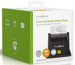 Lettore di schede SD Smart Card (ID) USB 2.0 CRDRU2SM3BK 5412810304127 ND2219