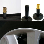 Tappo in gomma antipolvere per valvola nera da 200 pezzi per bicicletta e auto, diametro: 10 mm (nero), 200 PCS