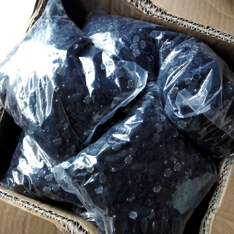 Tappo in gomma antipolvere per valvola nera da 200 pezzi per bicicletta e auto, diametro: 10 mm (nero), 200 PCS