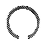 Adesivo decorativo volante fibra di carbonio BMW MINI