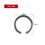Adesivo decorativo volante fibra di carbonio BMW MINI