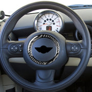Adesivo decorativo per volante R telaio in fibra di carbonio per BMW MINI R55 / R56 / Countryman R60 / Paceman R61, Steering Wheel R Chassis
