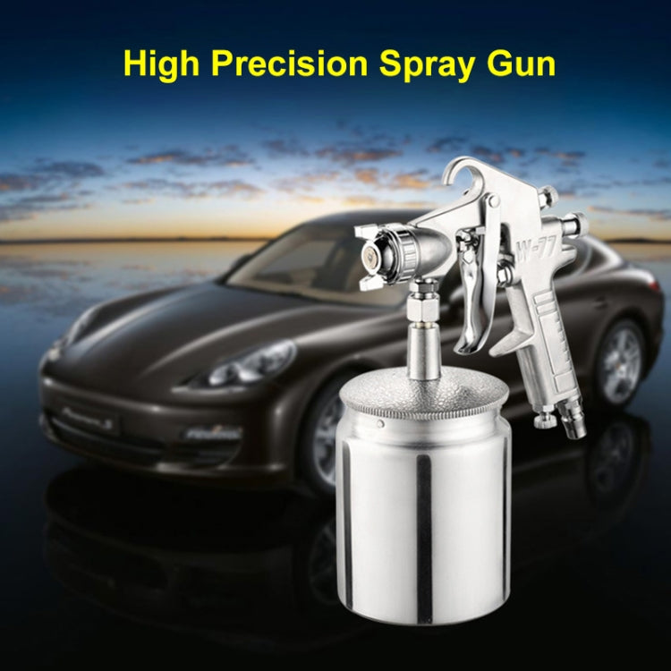 W-77 Strumento pneumatico per pistola a spruzzo per pistola a spruzzo inferiore per auto domestica, diametro del foro: 3 mm, Paint Spray Gun