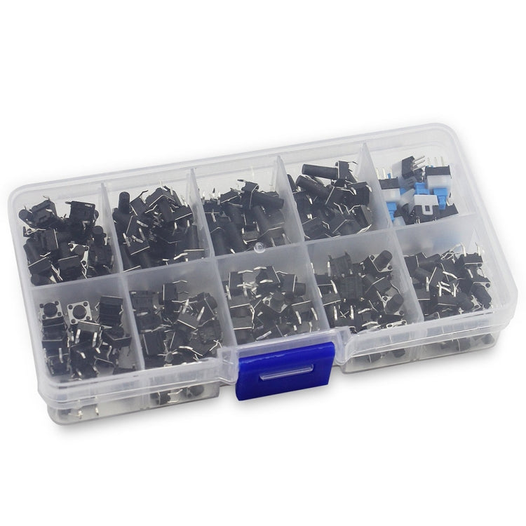Kit 180 microinterruttori a pulsante tattile in rame
