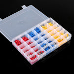 Kit assortimento di connettori a crimpare per terminali elettrici isolati pressati a freddo da 480 pezzi, 480 PCS